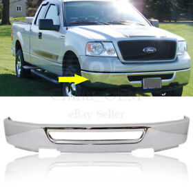 6l3z17757aa New For 2006 2007 2008 Ford F150 Without Ut Fog Front Bumper Cover Face Bar Chrome