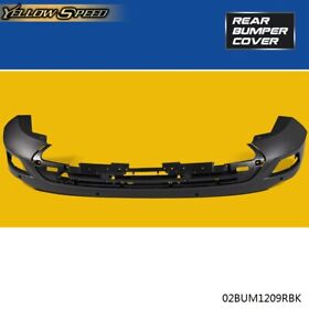 02bum1209rbk New Rear Bumper Cover Textured Black With Sensor Holes Fit For 13-16 Ford Escape