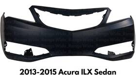 13428370 Next Ride Front Bumper Cover Fascia For 2013 2014 2015 Acura Ilx Sedan