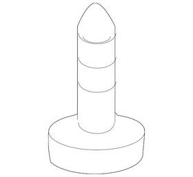 01456-0008u Nissan Genuine Bumper Cover Screw