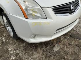 105-50496b Nissan Front Bumper Without Fog Lamps Aspen White Qac Fits 10-12 Sentra 806244