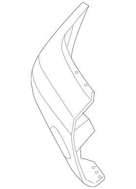 62024-zr00a Nissan Genuine Bumper Side