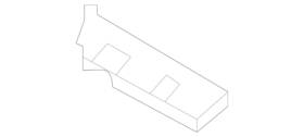62222-6rr0b Nissan Genuine Side Bracket