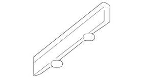 62224-ez00a Nissan Genuine 2016-2024 Titan Xd - Outer Bracket