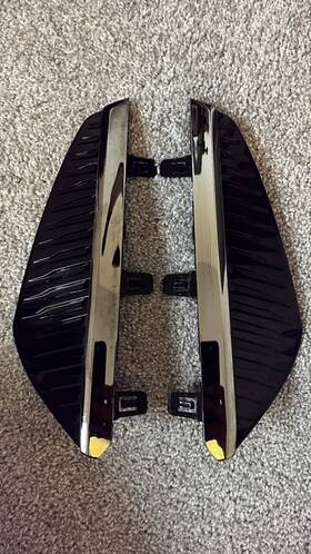 62257-6l1b Nissan Sentra 24 Front Driver And Passenger Side Bumper Grille Lh Rh /62257 - 56