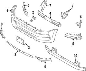 62257-7ka0a Nissan Genuine Filler Molding