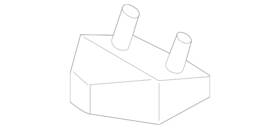 Nissan 62284-ca000 Genuine Grommet