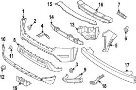 62290-9bu0a Nissan Genuine Upper Retainer