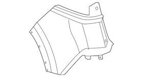 Nissan 85017-6ra4h Genuine Bumper Cover