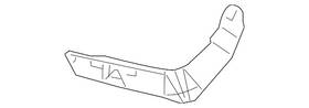 85226-1aa0a Nissan Genuine Bumper Cover Side Bracket