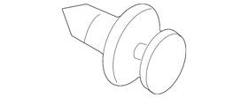85284-cd000 Nissan Genuine Side Bracket Clip
