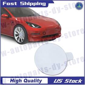 Tckg-model3-17-23 No Front Bumper Tow Hook Cover For Tesla Model 3 Estandar Plus/performance/mayor Us