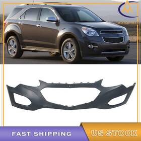 Nurniacl At2090340yt For Chevrolet Equinox 16-17 Front Upper Bumper Cover Primed With Fog Light Holes