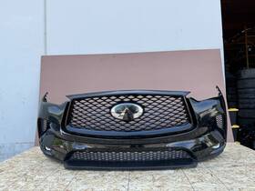 62022-5nb0j Oem Infiniti Qx50 2019-2025 Front Bumper Cover With Grills And Sensors Black