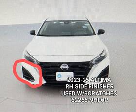62256-9hf0b Oem Nissan Altima 2023-2025 Rh Front Right Bumper Hole Cover Scratch