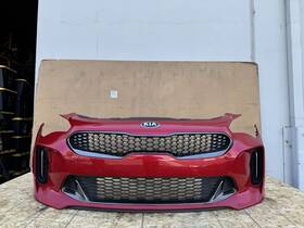 86510-j5650 Oem Kia Stinger 2018-2023 Front Bumper Cover With Grills And Sensors Assy Red