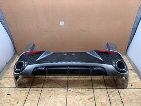 86610-ar580 Oem Genesis Gv70 2022-2025 Rear Bumper Cover With Grill Tips And Sensors Silver