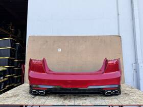 86610j5300 Oem Kia Stinger 2018-2023 Rear Bumper Cover With Grill Tips And Sensors Assy Red