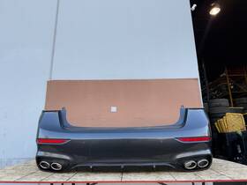 86611-b1800 Oem Genesis G80 17-20 Rear Bumper Cover With Sensors Tips Diffuser Sport Assy