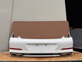 86671-t1000 Oem Genesis G80 2021-2024 Rear Bumper Cover With Sensors Tips And Diffuser Assy
