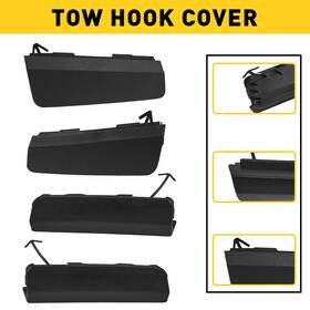 Xpd-bzd-96155 Oxilam 4pcs Front Bumper Tow Hook Cover Cap For Toyota Rav4 Le 2019 2020 2021 2022 2023