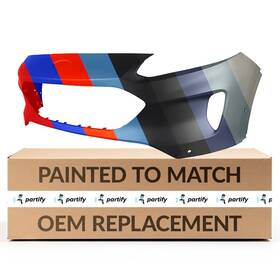 Lj6z17d957baptm Partify New Paint Ford Escape Capa Crtified Front Bumper With 4 Park Assist Sensor Holes
