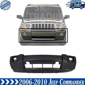 12740842 Perfect Fit New Front Bumper Cover Primed For 2006-2010 Jeep Commander