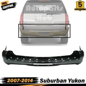 Perfect Fit 12741964 Rear Bumper Cover Fascia Tow Hook Hole For 2007-2014 Gmc Yukon Xl 1500 Suburban