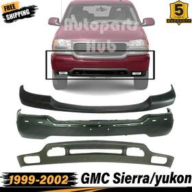 12814533 Perfect Fit Front Bumper Upper Cover&lower Valance For 1999-02 Sierra 1500 2500/00-06 Yukon