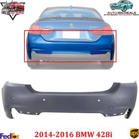 51128060889 Perfect Fit 13429473 Rear Bumper Cover Primed For 2014-2016 Bmw 428i 435i 2017-2020 430i