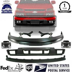 14168581 Perfect Fit Front Primed Bumper Valance Fog For 2004-2012 Chevrolet Colorado Gmc Canyon