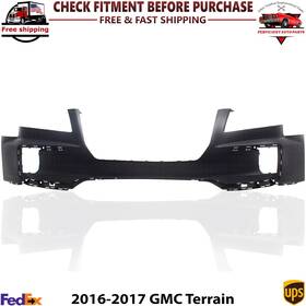 Gm1014122 Perfect Fit 14855839 Front Bumper Cover Fascia Primed For 2016-2017 Gmc Terrain 84243275