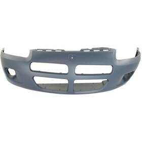 14892218 Perfect Fit Bumper Cover For 2001 2002 2003 Dodge Stratus Front Primed With Fog Light Holes