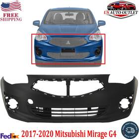 Rm01030048p Perfect Fit 15192718 Front Bumper Cover Primed Plastic For 2017-2020 Mitsubishi Mirage G4