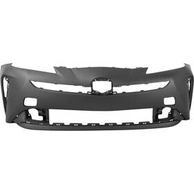 16982154 Perfect Fit Bumper Cover Fascia For 2019-2022 Toyota Prius Front Primed With Tow Hook Hole