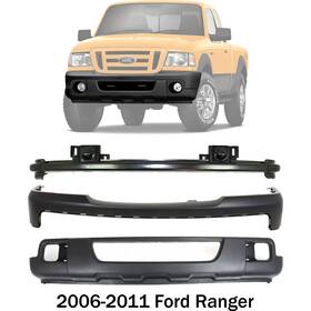 Perfect Fit 462696072585 New Front Bumper Cover Reinforcement Valance For 2006-2007 Ford Ranger