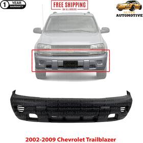 Gm1000640 Perfect Fit 9611884 Front Bumper Cover Primed Plastic For 2002-2009 Chevrolet Trailblazer