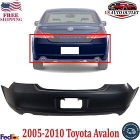 To1100232 Perfect Fit 9614756 New Rear Bumper Cover Primed For 2005-2010 Toyota Avalon