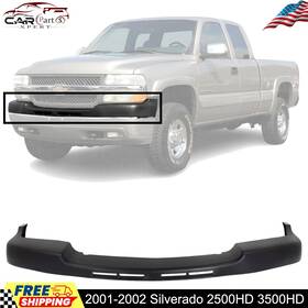 9619595 Perfect Fit Front Bumper Upper Cover Textured Plastic For 2001-2002 Silverado 2500hd 3500hd