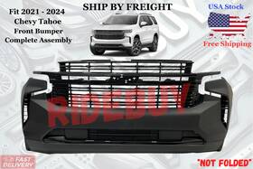 G1000a45-b Perfect Fit 2021 - 2024 Chevy Tahoe / Suburban Rst Front Bumper Complete Assembly