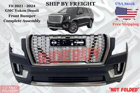 G1000a47-g Perfect Fit 2021 2022 2023 2024 Gmc Yukon Denali Front Complete Bumper Assembly With Fog