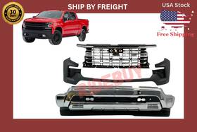 Grl-117 Perfect Fit 2022 23 24- 2026 Chevy Silverado 1500 Ltz Front Bumper Complete Assembly Kit