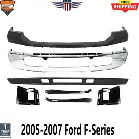 P121101110816 Perfect Fit Front Bumper Upper Cover Valance Brackets For 2005-2007 Ford F-250 F-350