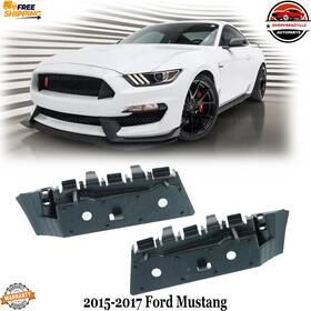 Repf013169 Perfect Fit New Front Bumper Brackets Side Cover For 2015-2017 Ford Mustang