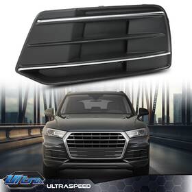 Ult-061421 Pit66 Fit For 2018-2020 Audi Q5 Bumper Fog Light Grille Bezel Insert Cover Driver Side