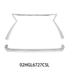 Ult258127 Pit66 Front Grille Molding Bezels&trim Fit For 2016-2019 Lexus Rx350 Rx450h Base Sport