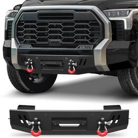 Bp-t1003 Pofenze For 2022-2025 Toyota Tundra Pickup Front Bumper With Winch Plate &light &d-rings