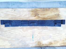 15255228 Pontiac 06-10 Solstice Rear Bumper Impact Foam Absorber Support Bracket Bar Oem