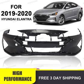 86511f2aa0 Popstore 16971516 Front Bumper Cover Fascia For 2019-2020 Hyundai Elantra Sedan 4-door