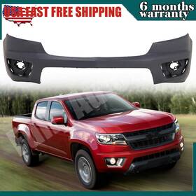 Gm1000993 Popstore New Primed For 15-20 Chevy Colorado #gm1000993 Black Front Bumper Cover Plastic